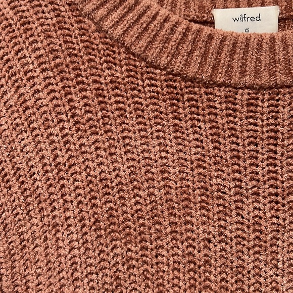 Aritzia Wilfred Essential Chenille Sweater - Picture 5 of 6
